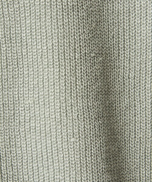 green label relaxing（グリーンレーベルリラクシング）の「リネン アゼ イージーカーディガン（カーディガン/ボレロ・メンズ・ライトブルー/ライトグレー/ブラック/ブラウン・L/M/S/XL）」の15枚目の写真