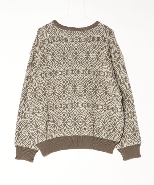 superNova.(スーパーノヴァ)の「superNova. Hexagram knit pullover / SN-106B(ニット/セーター・メンズ・オリーブ・M/S)」の17枚目の写真