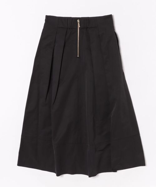 STRAWBERRY-FIELDS(ストロベリーフィールズ)の「T/Cグログラン(スカート・レディース・オフホワイト/ライトカーキ/ブラック・2)」の4枚目の写真