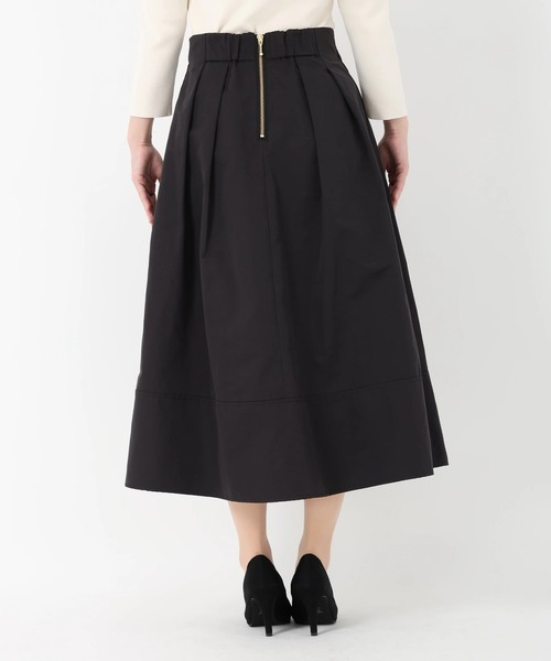 STRAWBERRY-FIELDS(ストロベリーフィールズ)の「T/Cグログラン(スカート・レディース・オフホワイト/ライトカーキ/ブラック・2)」の7枚目の写真