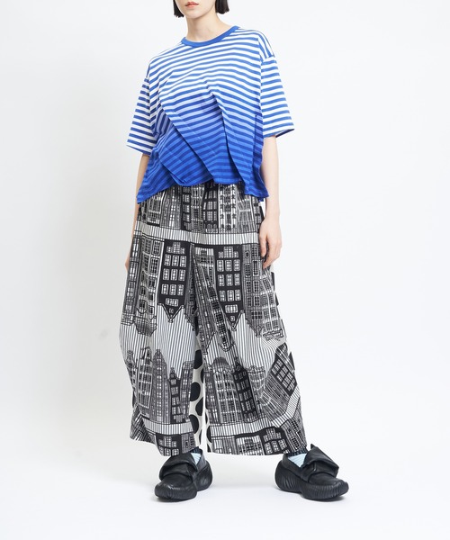 gomme(ゴム)の「アムステルダムタックパンツ(その他パンツ・レディース・ブラック/ブルー/ホワイト・MEDIUM)」の22枚目の写真