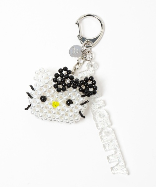Me%(ミィパーセント)の「【HELLO KITTY】フェイスビーズキーチャーム 641552(キーホルダー・レディース・レッド/ゴールド/ブラック系その他/ブラック・FREE)」の12枚目の写真