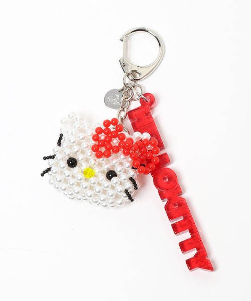 Me%(ミィパーセント)の「【HELLO KITTY】フェイスビーズキーチャーム 641552(キーホルダー・レディース・レッド/ゴールド/ブラック系その他/ブラック・FREE)」の14枚目の写真