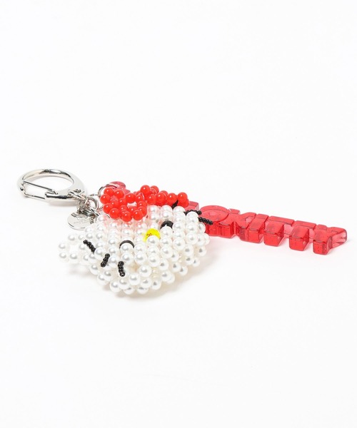 Me%(ミィパーセント)の「【HELLO KITTY】フェイスビーズキーチャーム 641552(キーホルダー・レディース・レッド/ゴールド/ブラック系その他/ブラック・FREE)」の17枚目の写真