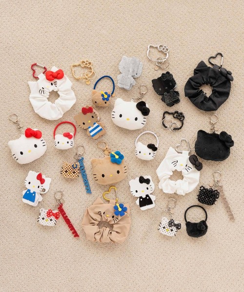 Me%(ミィパーセント)の「【HELLO KITTY】フェイスビーズキーチャーム 641552(キーホルダー・レディース・レッド/ゴールド/ブラック系その他/ブラック・FREE)」の8枚目の写真