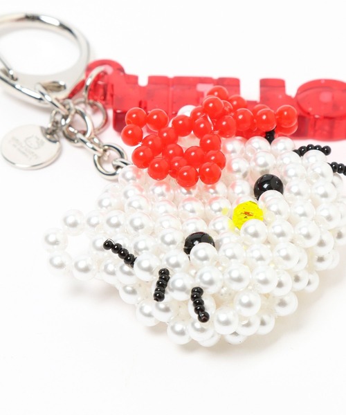 Me%(ミィパーセント)の「【HELLO KITTY】フェイスビーズキーチャーム 641552(キーホルダー・レディース・レッド/ゴールド/ブラック系その他/ブラック・FREE)」の19枚目の写真