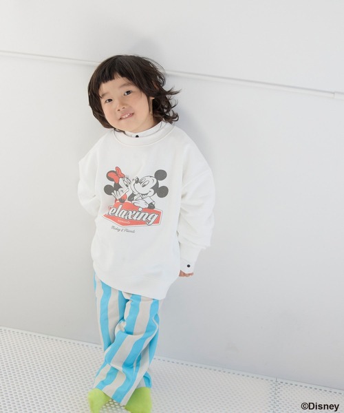 LOWRYS FARM（ローリーズファーム）の「Ｄｉｓｎｅｙ／ウラケプルオーバー　654411（スウェット・キッズ・ピンク/ブルー/オフホワイト/アイボリー・150cm/140cm/130cm/120cm/110cm）」の6枚目の写真