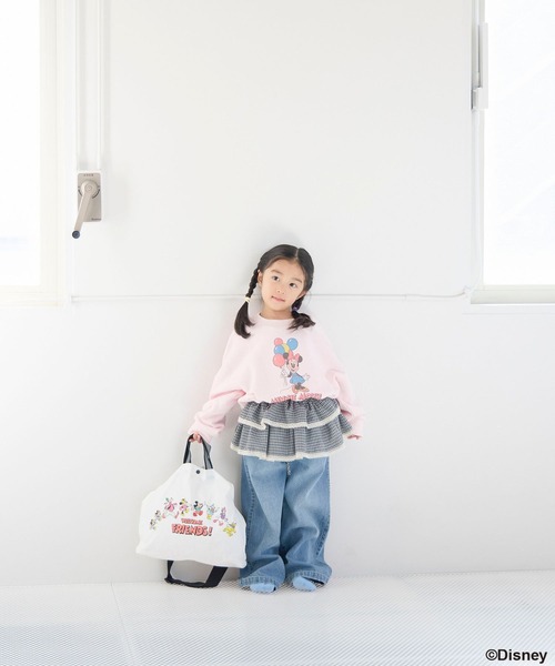 LOWRYS FARM（ローリーズファーム）の「Ｄｉｓｎｅｙ／ウラケプルオーバー　654411（スウェット・キッズ・ピンク/ブルー/オフホワイト/アイボリー・150cm/140cm/130cm/120cm/110cm）」の10枚目の写真