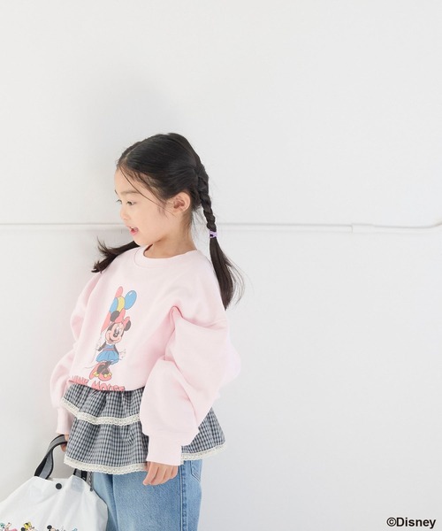 LOWRYS FARM（ローリーズファーム）の「Ｄｉｓｎｅｙ／ウラケプルオーバー　654411（スウェット・キッズ・ピンク/ブルー/オフホワイト/アイボリー・150cm/140cm/130cm/120cm/110cm）」の14枚目の写真