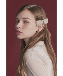 WHITE SANDS（ホワイトサンズ）の「ツイード ヘアクリップ（バレッタ/ヘアクリップ）」