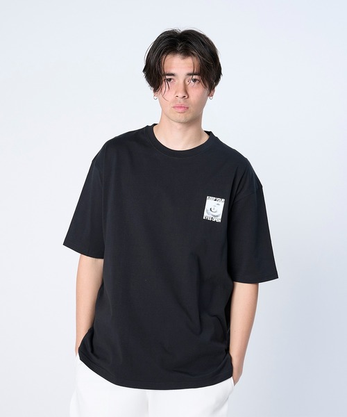 FLASH PACKER(フラッシュパッカー)の「FLASH PACKER フラッシュパッカー/ Dry Silky Cotton 眼差しフォトプリントTシャツ バックプリント ボックスシルエット // XT-EYES(Tシャツ/カットソー・メンズ・グレー/ブラック/ホワイト・LARGE/MEDIUM/SMALL/X-LARGE)」の9枚目の写真