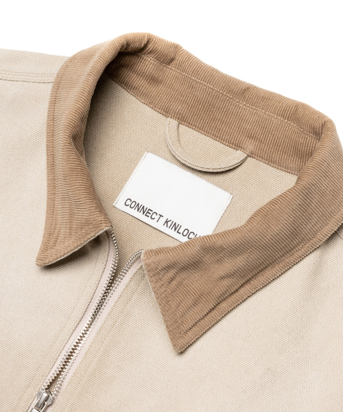 CONNECT KINLOCH（コネクトキンロック）の「ユーティリティキャンバスワークジャケット[ベージュ]（デニムジャケット・メンズ・Beige・LARGE/MEDIUM/SMALL）」の5枚目の写真