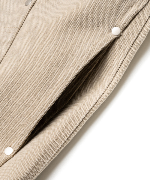 CONNECT KINLOCH（コネクトキンロック）の「ユーティリティキャンバスワークジャケット[ベージュ]（デニムジャケット・メンズ・Beige・LARGE/MEDIUM/SMALL）」の8枚目の写真