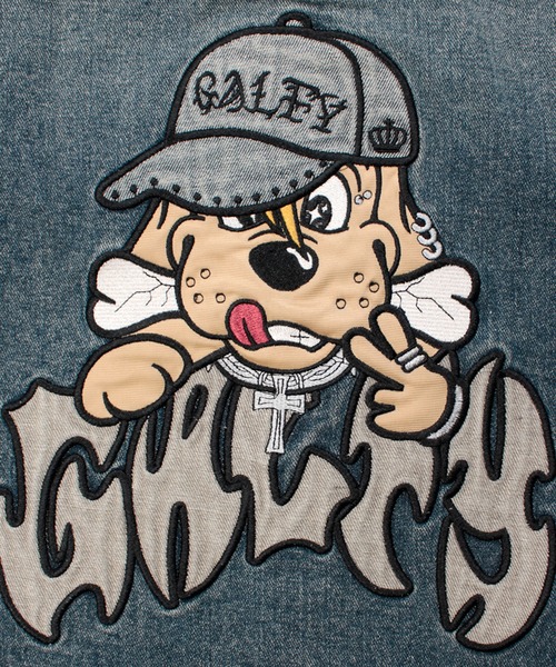 GALFY(ガルフィー)の「【GALFY/ガルフィー】VIBE↑↑クラッシュベスト(ベスト・メンズ・グレー/ブラック/ブルー・XL/M/L)」の16枚目の写真