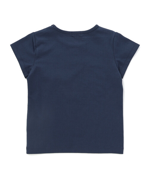 BeBe(ベベ)の「PARISおでかけプリント天竺半袖Tシャツ(Tシャツ/カットソー・キッズ・ネイビー/ホワイト・120cm/110cm/130cm/140cm/150cm)」の6枚目の写真