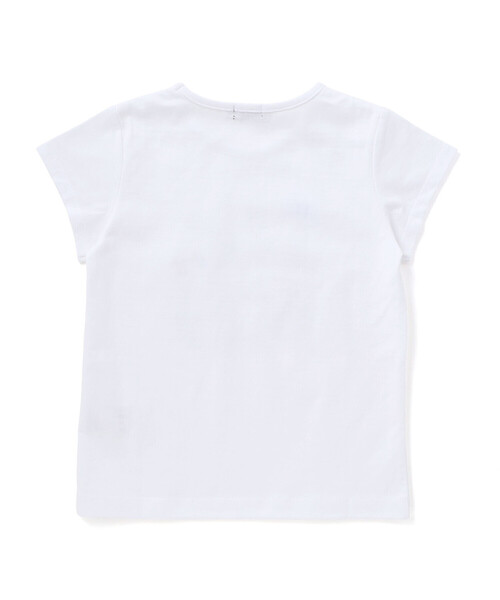 BeBe(ベベ)の「PARISおでかけプリント天竺半袖Tシャツ(Tシャツ/カットソー・キッズ・ネイビー/ホワイト・120cm/110cm/130cm/140cm/150cm)」の8枚目の写真