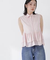 NATURAL BEAUTY BASIC | ティアードペプラムシャツ(シャツ/ブラウス)