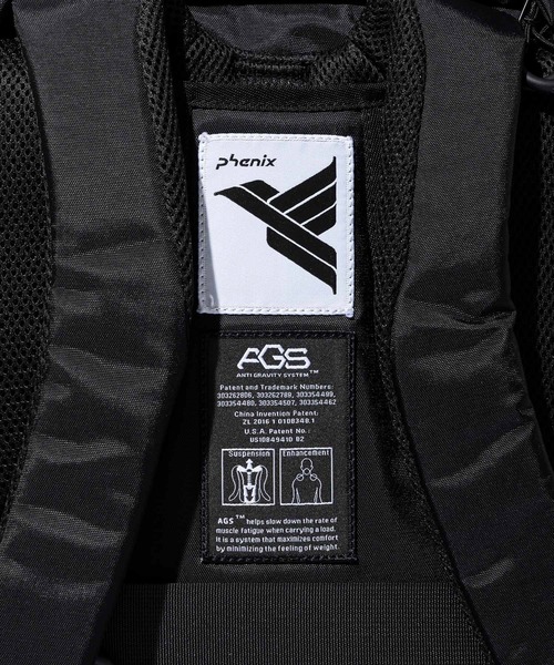 phenix outdoor（フェニックスアウトドア）の「phenix outdoor(フェニックスアウトドア) AGS Explorer / エージーエス エクスプローラーリュック（バックパック/リュック・メンズ・ブラック・ONE SIZE）」の3枚目の写真