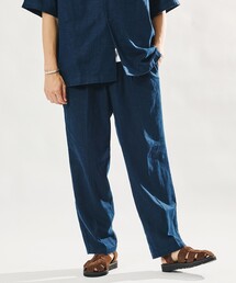 FREAK'S STORE(�t���[�N�X�X�g�A)��LINEN COTTON EASY SLACKS/���l���R�b�g�� �C�[�W�[�X���b�N�X�y�Z�b�g�A�b�v�Ή��z(�X���b�N�X)