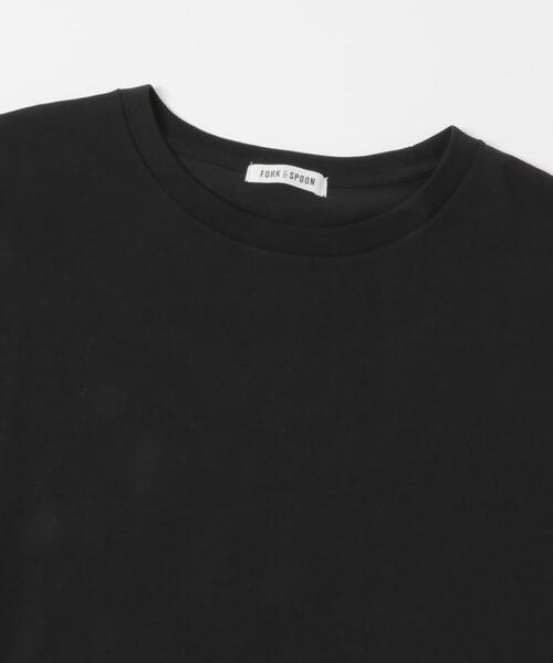 FORK&SPOON（フォークアンドスプーン）の「FORK&SPOON　ソリッドショートスリーブTシャツ（Tシャツ/カットソー・レディース・ブラック/グレー系その他/オフホワイト/グリーン系その他・1）」の19枚目の写真