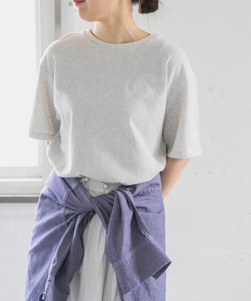 FORK&SPOON（フォークアンドスプーン）の「FORK&SPOON　ソリッドショートスリーブTシャツ（Tシャツ/カットソー・レディース・ブラック/グレー系その他/オフホワイト/グリーン系その他・1）」の22枚目の写真