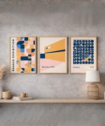 NOLITA LABORATORY（ノリータラボラトリー）の「【 NOLITA / ノリータ 】抽象デザイン キャンバスアート 3枚セット｜北欧モダン 幾何学デザイン ウォールアート（70×50cm）（ポスター/アート）」