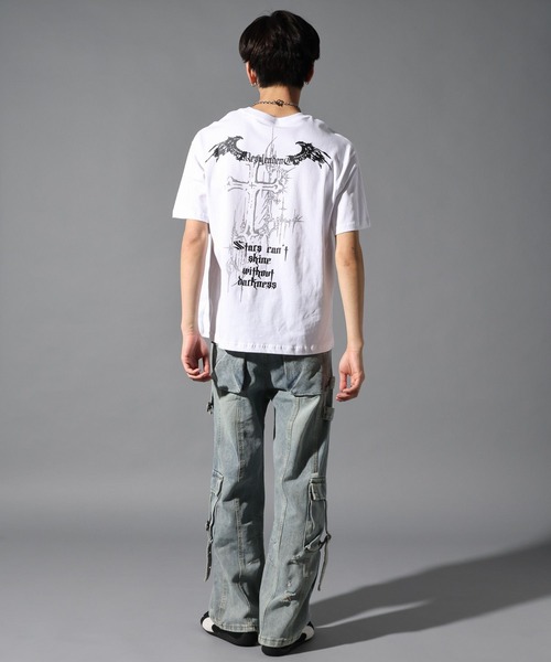 LAND MUSEUM(ランドミュージアム)の「LAND MUSEUM/ストラップカーゴデニム(デニムパンツ・メンズ・ブラック/ブルー・LARGE/MEDIUM)」の20枚目の写真
