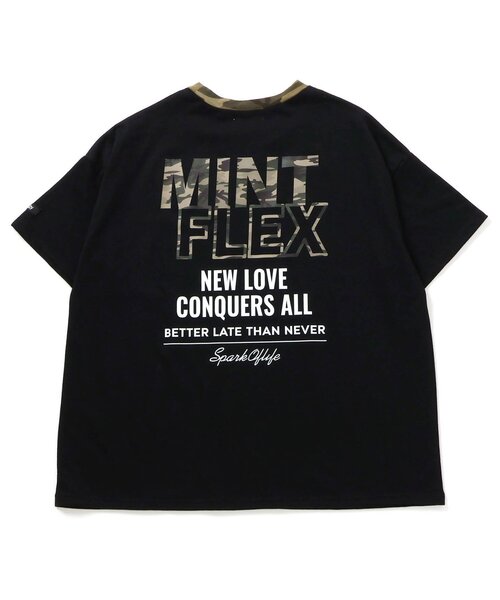 algy(アルジー)の「柄使いBIGT(Tシャツ/カットソー・キッズ・ブラック/オフホワイト・160/150/140/130)」の2枚目の写真