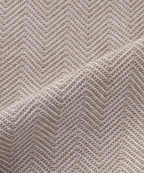 EDIFICE（エディフィス）の「BRERAS (ブレラス) 別注 ジャージー へリンボン ジャケット（テーラードジャケット・メンズ・ベージュ・44/46/48/50）」の2枚目の写真