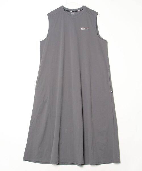 CONVERSE（コンバース）の「コンバース  CV LOGO ONEPIECE L ワンピース（ワンピース・レディース・ブルー/チャコールグレー/ブラック・M/L）」の3枚目の写真