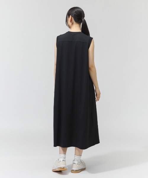 CONVERSE（コンバース）の「コンバース  CV LOGO ONEPIECE L ワンピース（ワンピース・レディース・ブルー/チャコールグレー/ブラック・M/L）」の6枚目の写真
