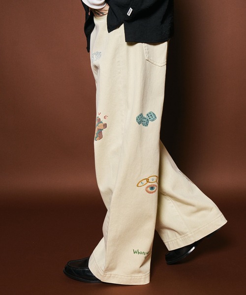 Subciety（サブサエティ）の「Memorial denim pants（デニムパンツ・メンズ・ブラック/ホワイト・X-LARGE/LARGE/MEDIUM/SMALL/X-SMALL）」の16枚目の写真