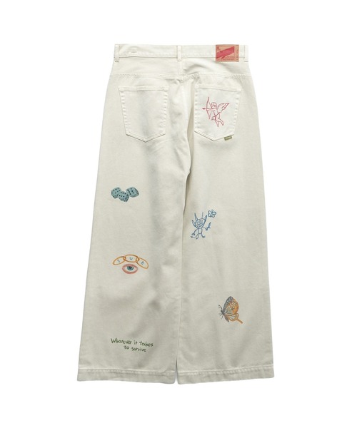 Subciety（サブサエティ）の「Memorial denim pants（デニムパンツ・メンズ・ブラック/ホワイト・X-LARGE/LARGE/MEDIUM/SMALL/X-SMALL）」の12枚目の写真