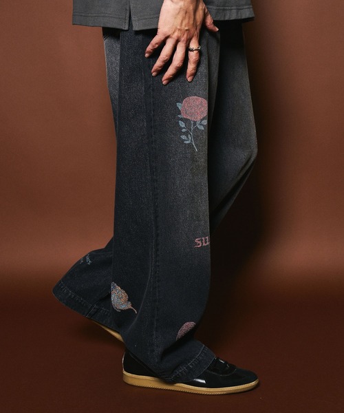 Subciety（サブサエティ）の「Memorial denim pants（デニムパンツ・メンズ・ブラック/ホワイト・X-LARGE/LARGE/MEDIUM/SMALL/X-SMALL）」の20枚目の写真