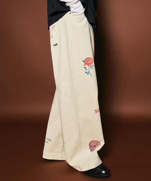 Subciety（サブサエティ）の「Memorial denim pants（デニムパンツ・メンズ・ブラック/ホワイト・X-LARGE/LARGE/MEDIUM/SMALL/X-SMALL）」の14枚目の写真