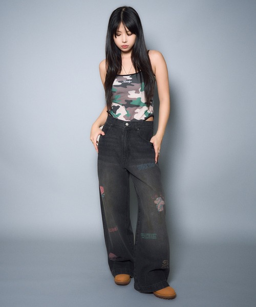 Subciety（サブサエティ）の「Memorial denim pants（デニムパンツ・メンズ・ブラック/ホワイト・X-LARGE/LARGE/MEDIUM/SMALL/X-SMALL）」の10枚目の写真