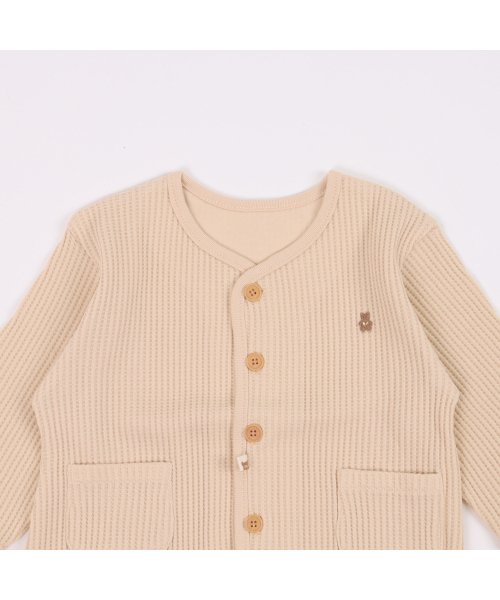 ORGANICMOM(オーガニックマム)の「ブリーミングロングソガーディガン(MJFLGA01)(カーディガン/ボレロ・レディース・その他・90/100/80)」の3枚目の写真