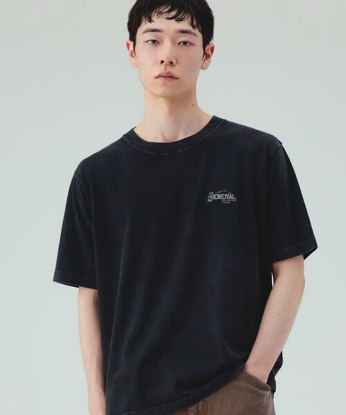 BEAMS HEART(ビームスハート)の「【6/18値下げ】GMS ウォッシュ加工 ワンポイント刺繍 Tシャツ(ユニセックス)(Tシャツ/カットソー・メンズ・ブラウン/ブラック・SMALL/MEDIUM/LARGE)」の8枚目の写真