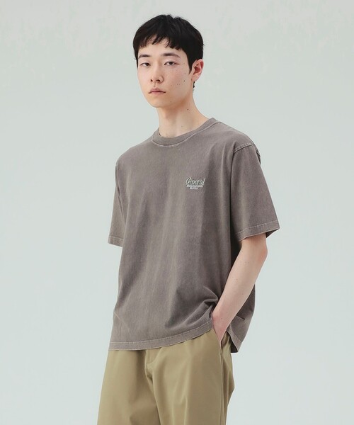 BEAMS HEART(ビームスハート)の「【6/18値下げ】GMS ウォッシュ加工 ワンポイント刺繍 Tシャツ(ユニセックス)(Tシャツ/カットソー・メンズ・ブラウン/ブラック・SMALL/MEDIUM/LARGE)」の14枚目の写真