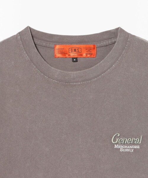 BEAMS HEART(ビームスハート)の「【6/18値下げ】GMS ウォッシュ加工 ワンポイント刺繍 Tシャツ(ユニセックス)(Tシャツ/カットソー・メンズ・ブラウン/ブラック・SMALL/MEDIUM/LARGE)」の17枚目の写真