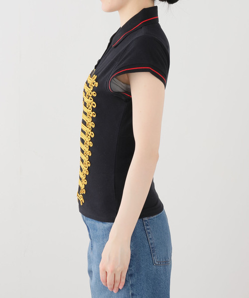 Praying/プレイング】Marching Band Womens polo shirts（シャツ 