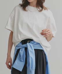 ロールアップ スリーブTシャツ