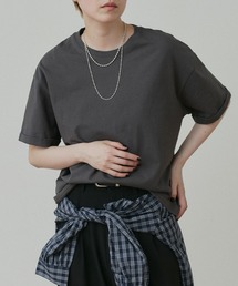 ロールアップ スリーブTシャツ