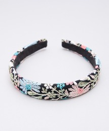 Zoule（ゾーラ）の「Zoule ゾーラ：embroidery band12　インド刺繍　フラワー刺繍　カチューシャ（カチューシャ）」