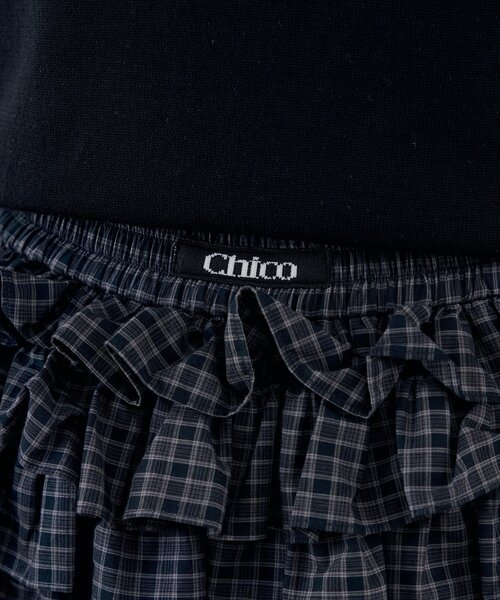 Chico（チコ）の「フリルティアードショートパンツ（その他パンツ・レディース・ホワイト系その他3/ベージュ/ネイビー/ブラック・FREE）」の20枚目の写真