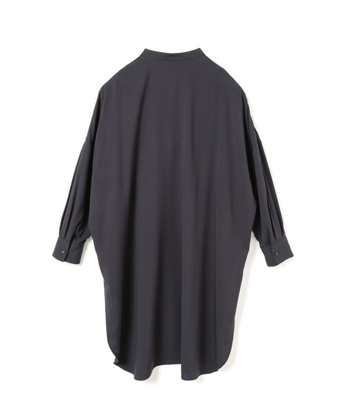 mizuiroind(ミズイロインド)の「mizuiro ind T/Rバンドカラーロングシャツ(シャツ/ブラウス・レディース・ベージュ/ネイビー/ブラック・FREE)」の17枚目の写真