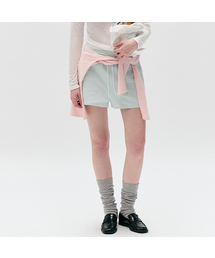 NUBASIC WAFFLE BANDING SHORTS MINT