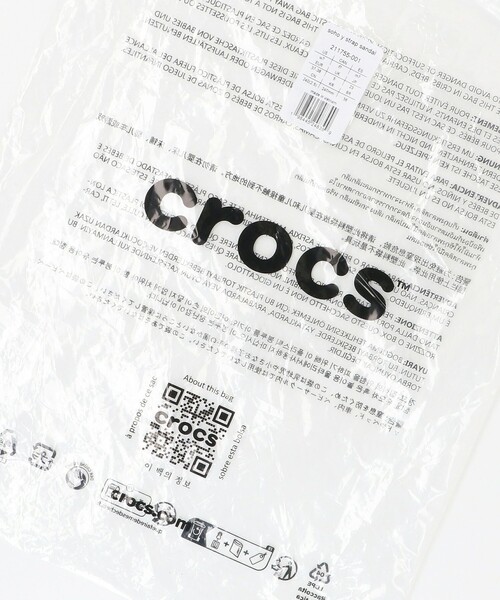 crocs(クロックス)の「<crocs> SOHO Y-ST SD(サンダル・レディース・オフホワイト/ブラック・21cm/22cm/25cm/24cm/23cm)」の17枚目の写真