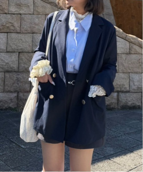 AS KNOW AS plus(アズノゥアズプラス)の「〇ビットベルト付きショートパンツ(その他パンツ・レディース・グレー/ブラック系その他/ブラック・FREE)」の14枚目の写真