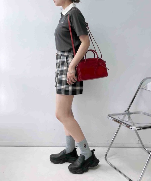 AS KNOW AS plus(アズノゥアズプラス)の「〇ビットベルト付きショートパンツ(その他パンツ・レディース・グレー/ブラック系その他/ブラック・FREE)」の4枚目の写真